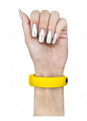 Силіконовий ремінець для Xiaomi Mi Smart Band 9 Yellow (711957) BeCover (341486943)