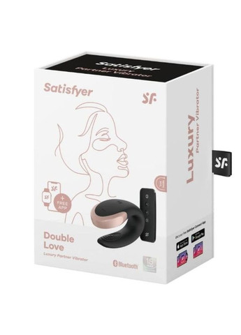 Люксовый смарт вибратор для пар DOUBLE LOVE Satisfyer (347315104)