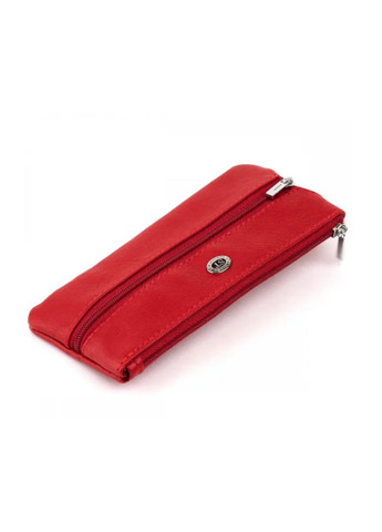 Жіноча шкіряна червона ключниця (405) No Brand (322156878)