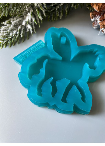Молд Единорог форма для новогодних игрушек на елку силиконовая форма для эпоксидной смолы No Brand (370566425)
