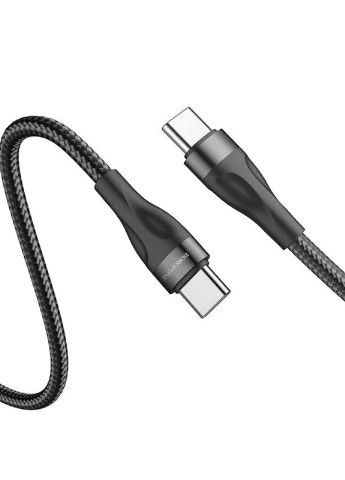 Дата кабель BX61 Source 60W Type-C to Type-C (1m) Black Borofone (386034121)