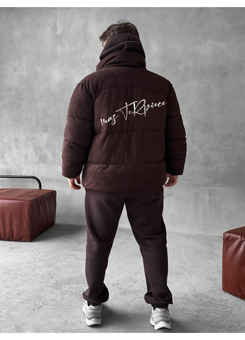 Коричневий зимній Пуховик Україна