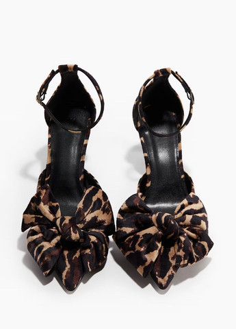 H&M Туфли коричневый з текстиль, швеция — демисезон (369013507)