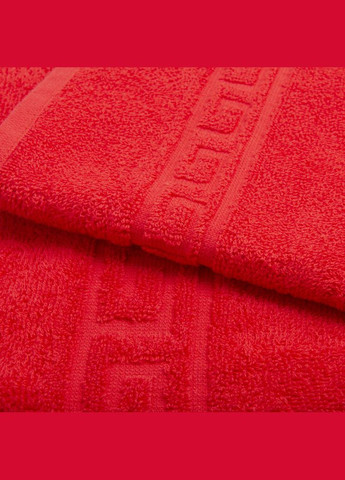 IDEIA рушник махровий банний 70х135 см червоний червоний виробництво - Узбекистан