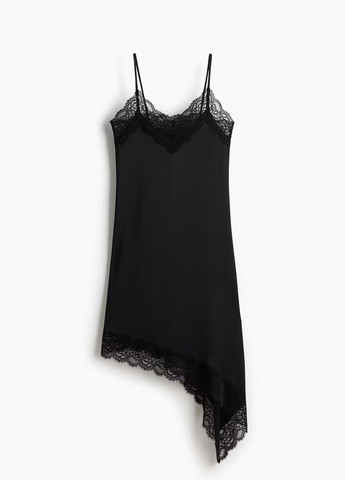 Чорна сукня H&M однотонна