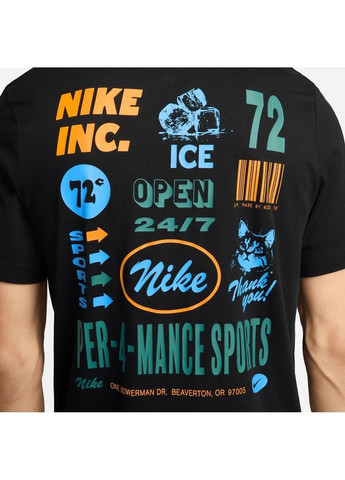 Черная футболка мужская df tee black Nike