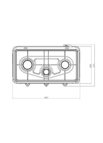 Плита настольная (газ) O-300-LPG-white Yucel (341702258)
