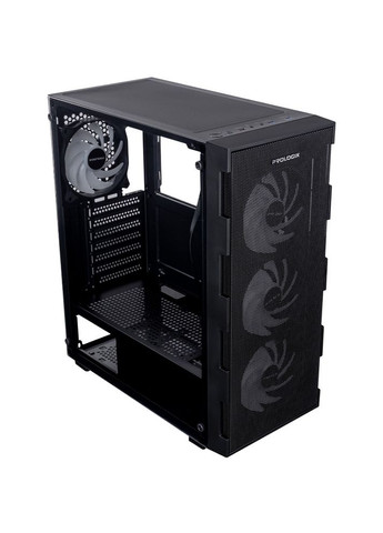 Корпус E115 Tempered Glass&Mesh Black Prologix (364872680)
