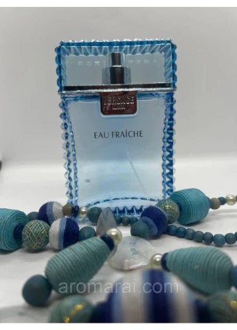 🔥 Якісна Чоловіча туалетна вода Man Eau Fraiche (Версаче Мен Еу Фреш) 100 мл. Свіжий деревно-східний аромат Versace (387340250)