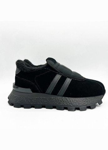 Кросівки (р) Замшa 0-1-1-LF-80019-4 Lifexpert чорні зими (304214680)