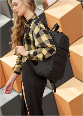 Рюкзак Zard 0RT чорний тканевий Sambag (302519191)