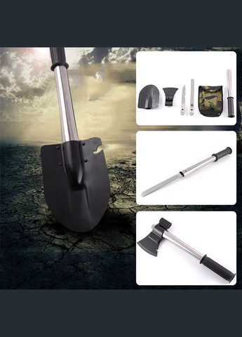 Туристический Набор 4 в 1 Лопата Нож Пила Топор для Туризма Рыбалки и Путешествий (5024461) Clefers (327072158)