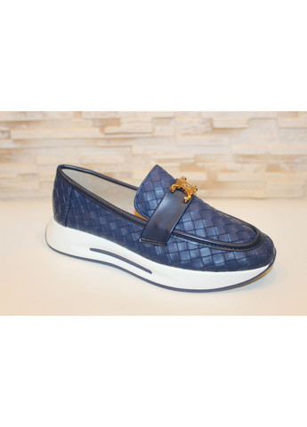 Loretta Туфли лоферы женские синие лоферы синий з искусственная кожа, китай — демисезон (361230495)