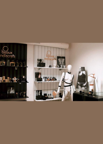 Наклейки для грудей Indiscrets Mimi - Black Bijoux (334709893)