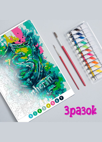 Раскраска антистресс для взрослых по номерам по Гарри Поттеру "Слизерин" для карандашей, фломастеров, красок No Brand (318092894)