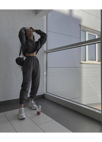 Спортивний костюм "Easy" оверсайз двохнитка No Brand С824/825-1396/1 (351856664)