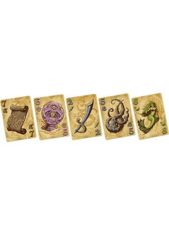 Настольная игра "Сокровища пиратов" карточная 4х16х11 см Games7Days (289459389)