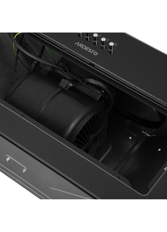 Витяжка вбудована, 52см, 700м3ч, чорний Ardesto (360399074)