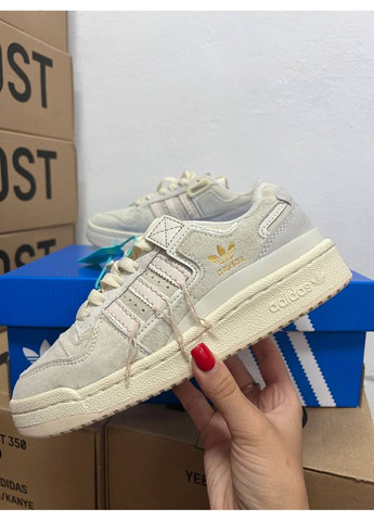 КРОССОВКИ ЖЕНСКИЕ ADIDAS FORUM 84 LOW OFF WHITE BEIGE АДИДАС ФОРУМ 84 No Brand белые демисезоны (368862009)