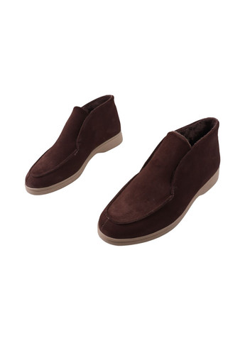 ботинки женские визоновые натуральная замша Vadrus