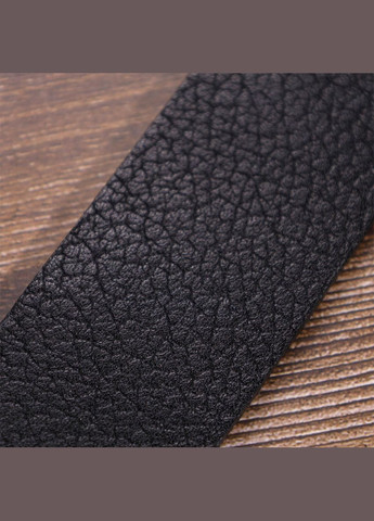 Чоловічий джинсовий ремінь з механічною пряжкою з натуральної шкіри 22070 Чорний Bond (362417481)