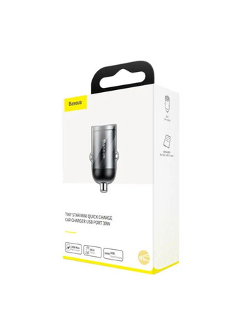 Автомобільний зарядний пристрій Tiny Star Mini Quick Charge Car Charger USB Port 30W Baseus (361235973)