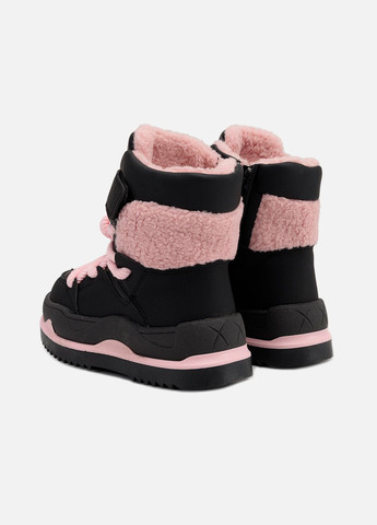 Черные зимние дутики для девочки цвет черный cb-00258099 Yuki