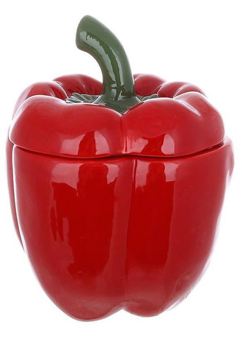 Набор 2 керамические банки "Pepper" 550мл для сыпучих продуктов. Bona (339778037)