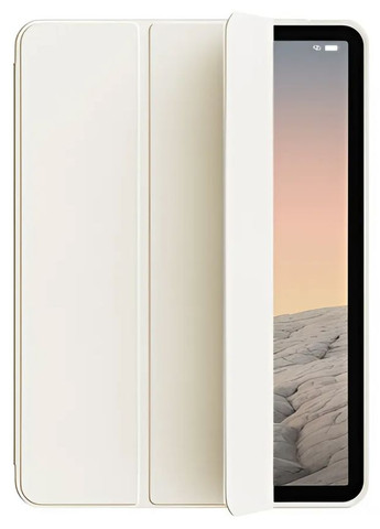 Чехол-книга Tri Fold Soft TPU Silicone для Apple iPad Air 11" M2/M3 2024/2025 Beige (711735) BeCover (351559990)