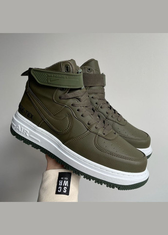Хакі Зимовий кросівки зимові чоловічі nike air force 1 winter high khaki gore-tex | найк аір форс 1 високі хакі No Brand