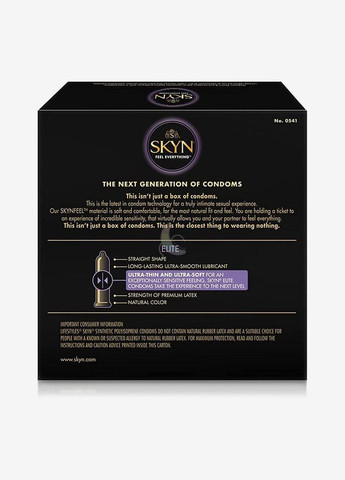 Презервативы ELITE 36 шт безлатексные ультратонкие SKYN (303909103)