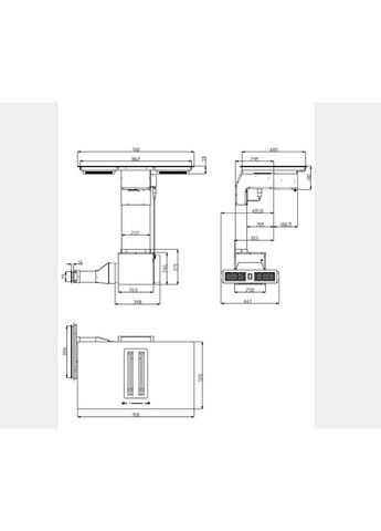 Острівна варильна поверхня з вбудованою витяжкою Nett NG-9052 (352168014)