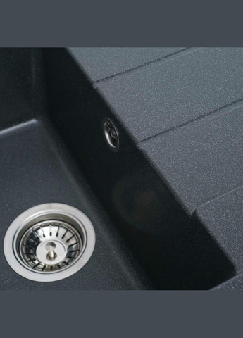 Гранітна мийка для кухні INTENSO 6550 матова Антрацит Valeso (342072061)