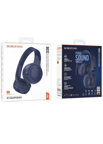 Беспроводные наушники BO32 blue Borofone (331633704)