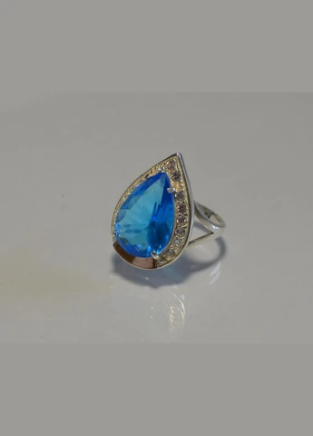 Серебряное кольцо с фианитами. No Brand (305826551)