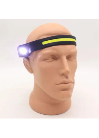 Налобний ліхтарик з датчиком руху, сенсором та USB, BL-G28-XPE+COB / Акумуляторний ліхтар на голову Bailong (395825824)