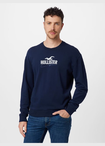 Світшот Hollister - крой темно-синий - (266986411)