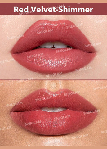 Стійка помада олівець для губ Just Kissed Lipstick Crayon,Red Velvet, 2,5 г Sheglam (303606436)