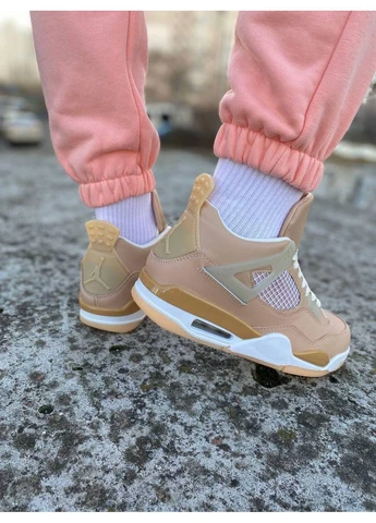 Цветные летние кроссовки nike air jordan 4 wmns shimmer dj0675-200 найк аир джордан No Brand