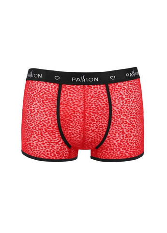 Чоловічі прозорі боксери 046 SHORT PARKER L/XL Red, сітка, під леопард Passion (369951193)
