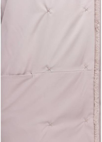 Роскошное пальто из эко-искусственного меха 1133M-C Айвори/ Айвори SAM XL Samange (367582358)