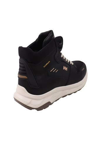 Черные ботинки мужские черные натуральная кожа Konors