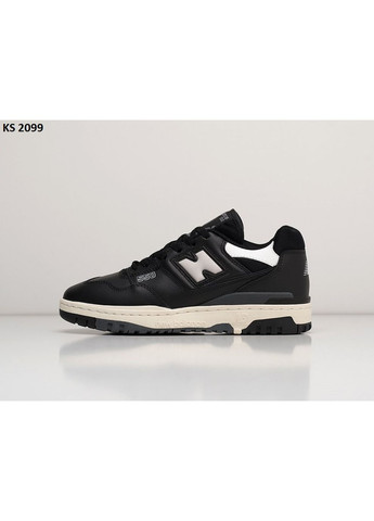 Чорні Осінні кросівки чоловічі new balance 550 black white нью беланс 550 No Brand