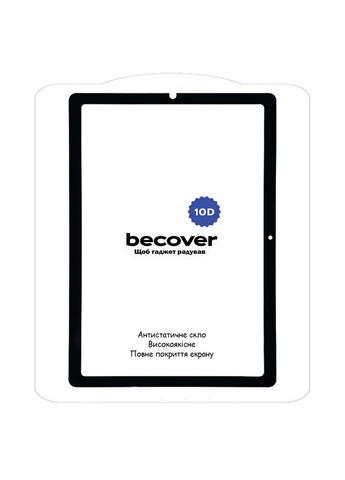 Скло захисне 10D Samsung Galaxy Tab S6 Lite 10.4" P620/P625/P627 Black (m371622) BeCover 10D Samsung Galaxy Tab S6 Lite (2024) 10.4" P620/P (367065888)