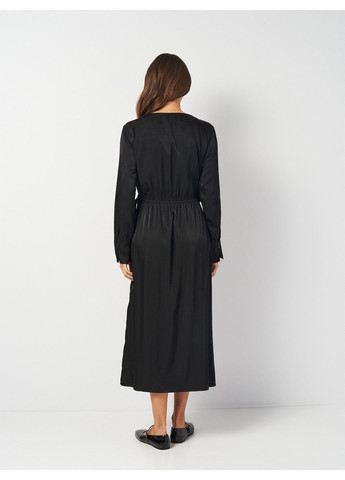 Черное кэжуал платье для кормящих мам H&M однотонное