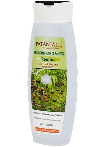 Шампунь для волос "Ритха" Kesh Kanti Hair Cleanser Reetha 200ml (1224255-31339225) Patanjali (368665520)
