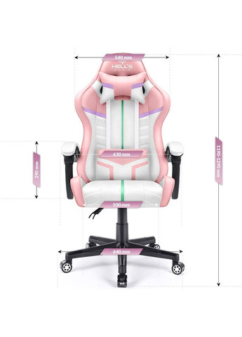 Комп'ютерне крісло Chair HC-1004 Rainbow PINK No Brand (347311471)
