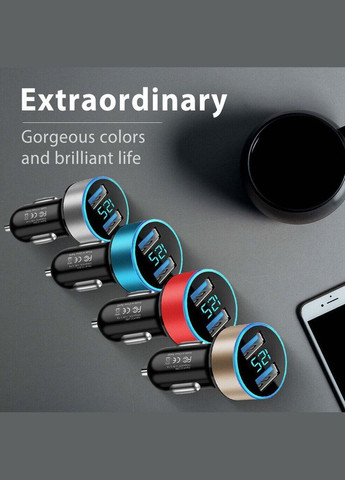 Автомобільний зарядний пристрій для прикурювача USB-адаптер для смартфона XJXN (297707654)