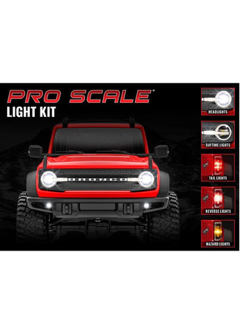 Комплект світлодіодних ліхтарів Pro Scale 9783 для моделей TRX-4M Ford Bronco Traxxas (341086340)