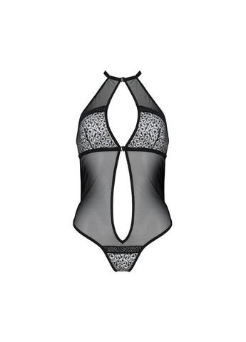 Сітчасте боді з мереживом на грудях SATARA BODY black CherryLove Passion чорний поліестер, поліамід, еластан